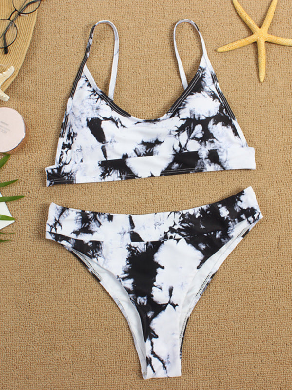 Tie-Dye Gradient Push-Up Bikini