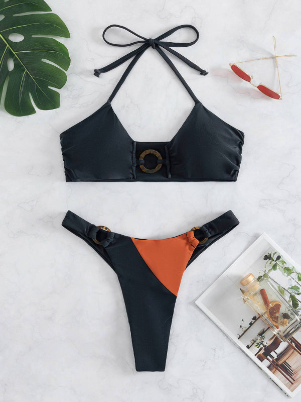 Color Matching Bikini Set