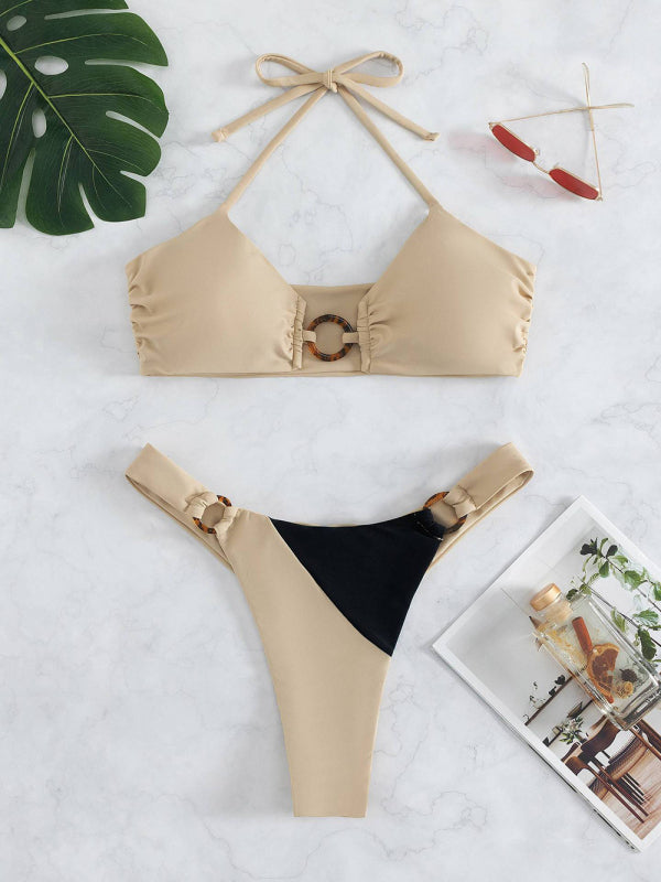 Color Matching Bikini Set