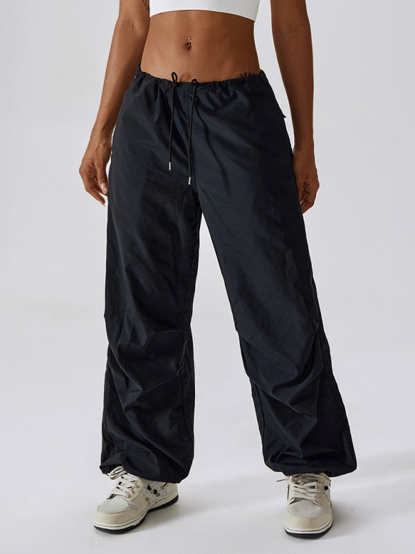 Casual Straight Leg Pocket Pants