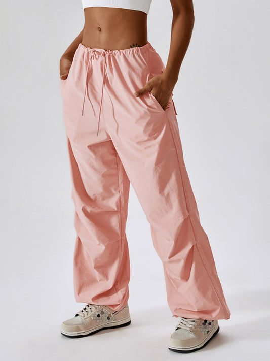 Casual Straight Leg Pocket Pants