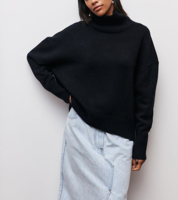 Short Turtleneck Sweater