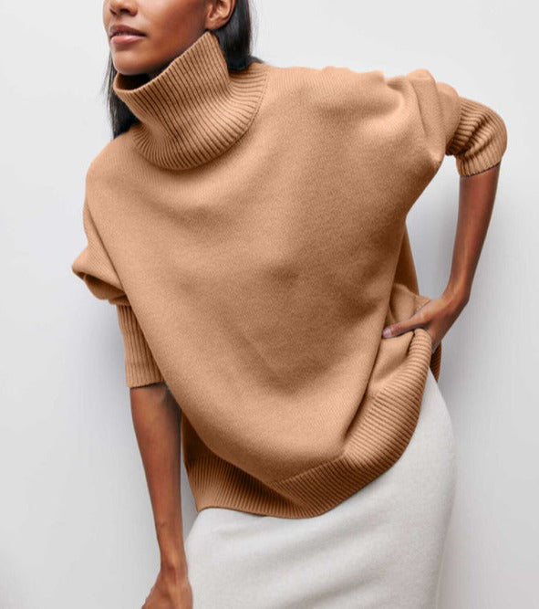 Short Turtleneck Sweater