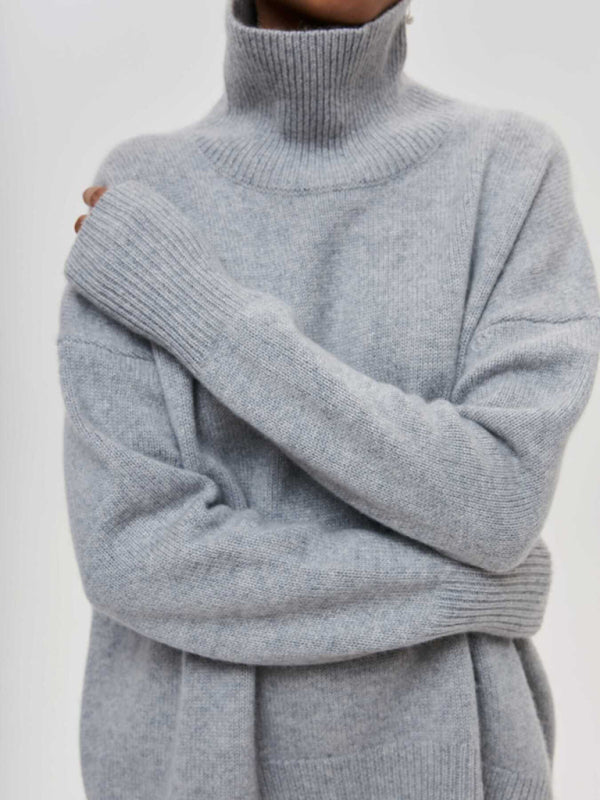 Short Turtleneck Sweater