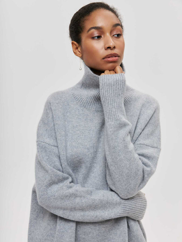 Short Turtleneck Sweater