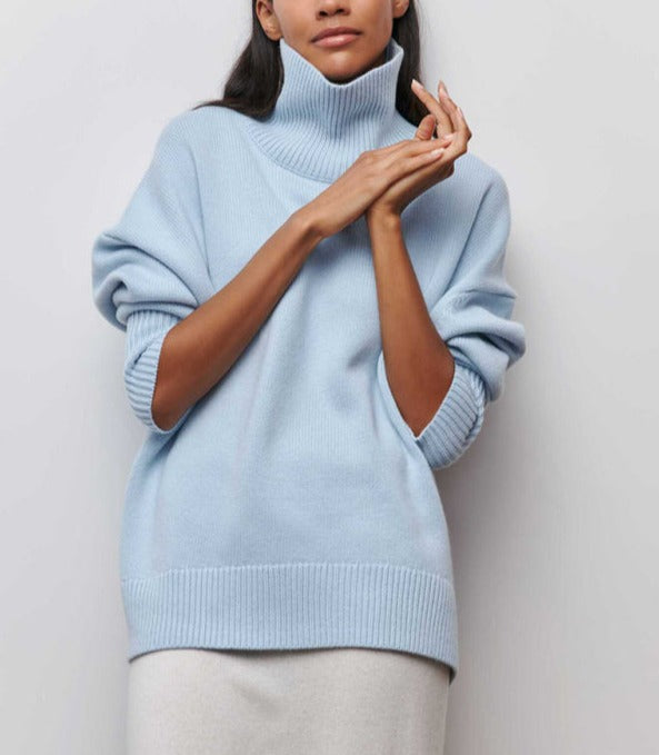 Short Turtleneck Sweater