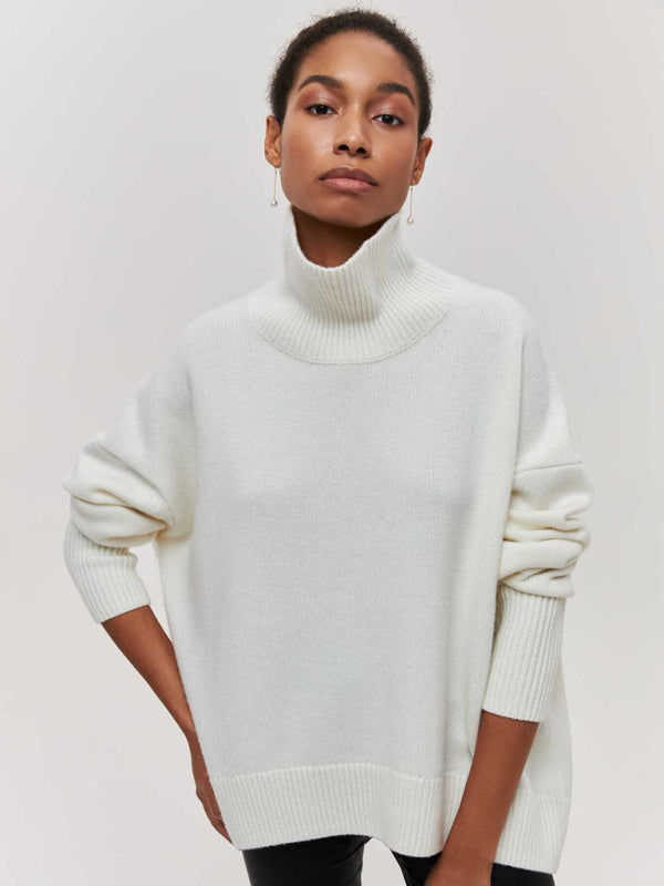 Short Turtleneck Sweater