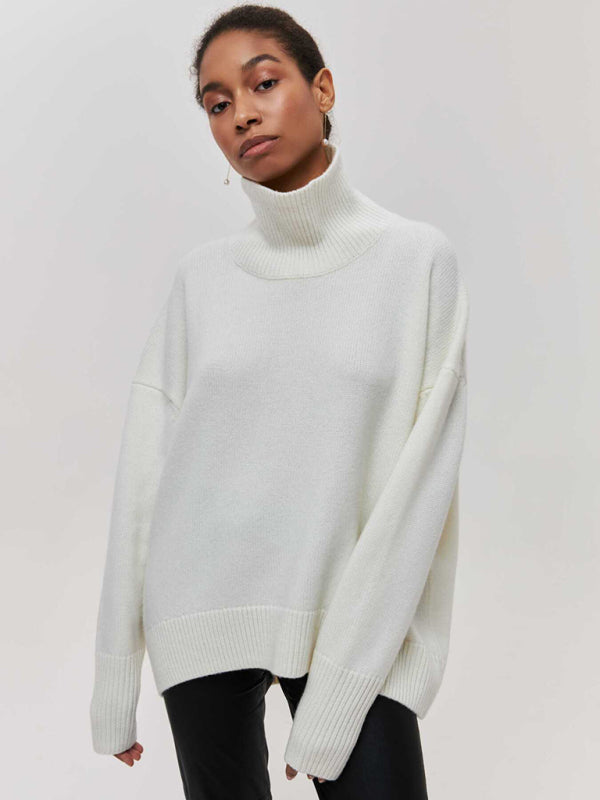 Short Turtleneck Sweater