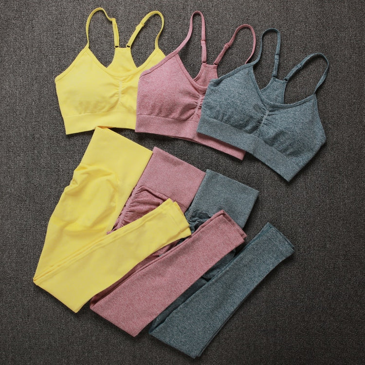 Seamless Solid Color Two Piece Tracksuit