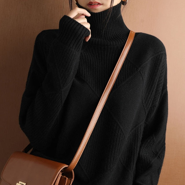 Cashmere Turtleneck Sweater