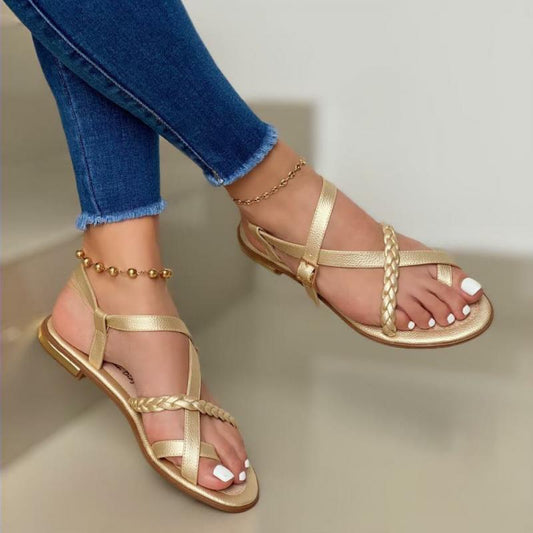 Buckle Strap Open Toe Sandals