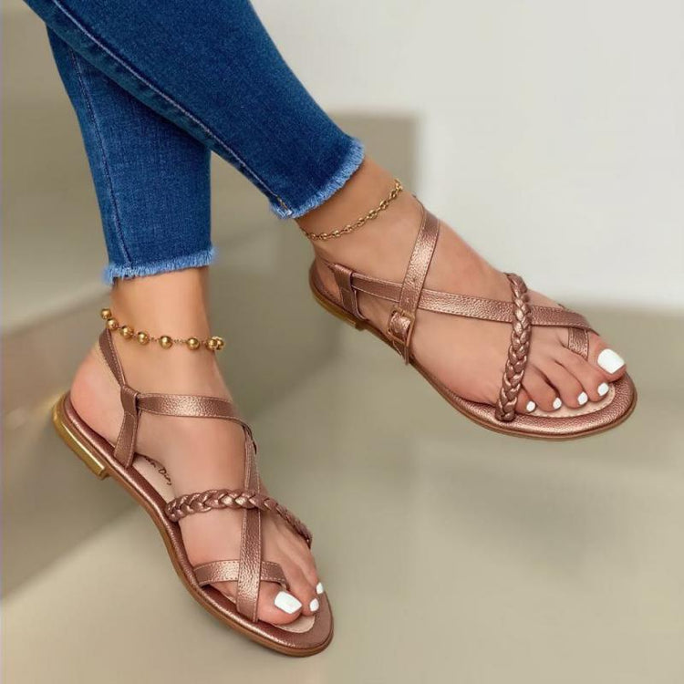 Buckle Strap Open Toe Sandals