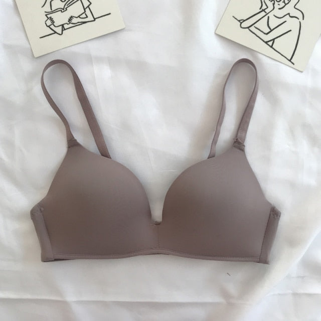 Seamless Push Up Wireless Bra