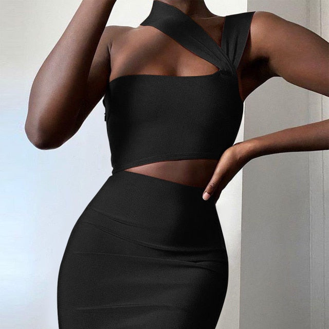 Bandage Cut Out Dress